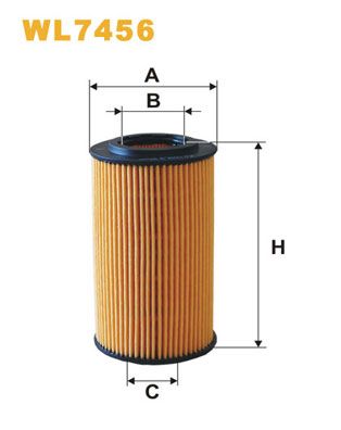 WIX FILTERS Масляный фильтр WL7456